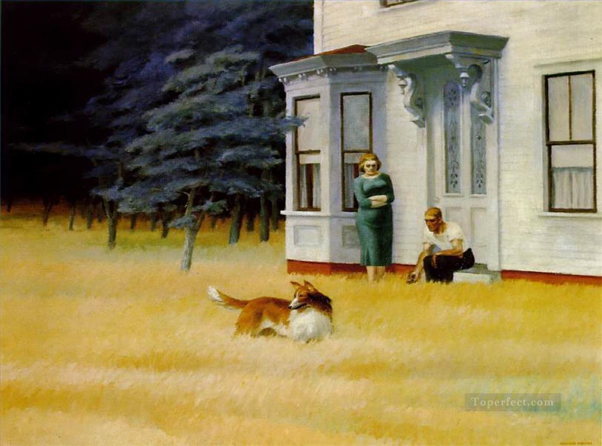 Cape Cod Evening Edward Hopper Oil Paintings